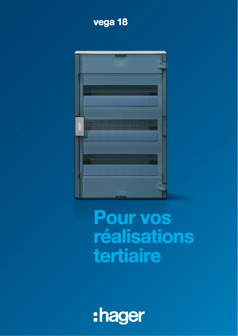 Page 1 de la notice Brochure Hager VZ418T