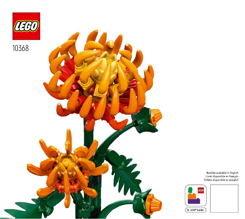 Page n°1 - Manuel utilisateur Lego Botanical Collection 10368