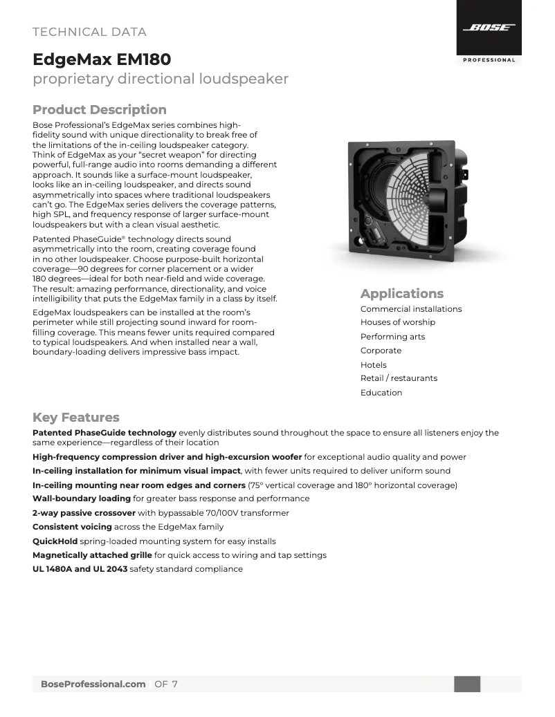 Image de la première page du manuel de l'appareil EdgeMax EM180