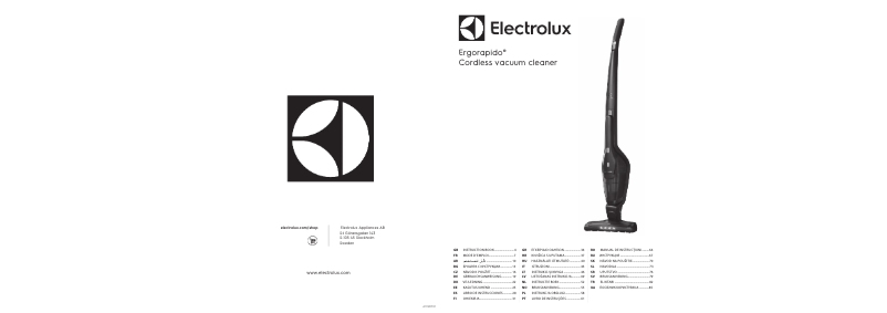 Page 1 de la notice Manuel utilisateur Electrolux EER79SWM