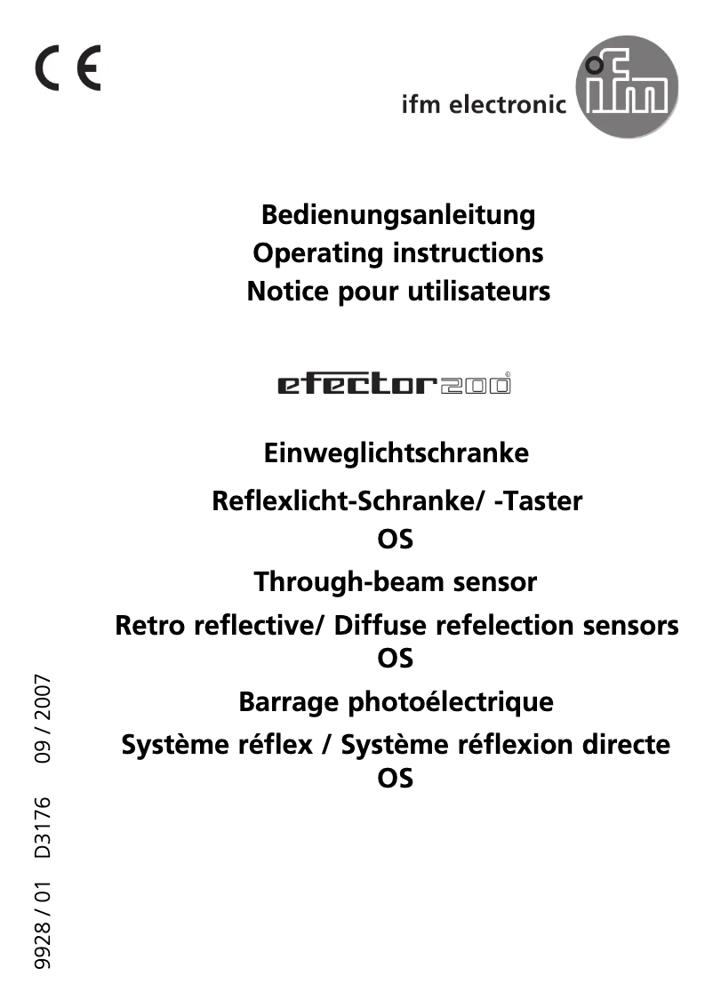 Image de la première page du manuel de l'appareil OS5044