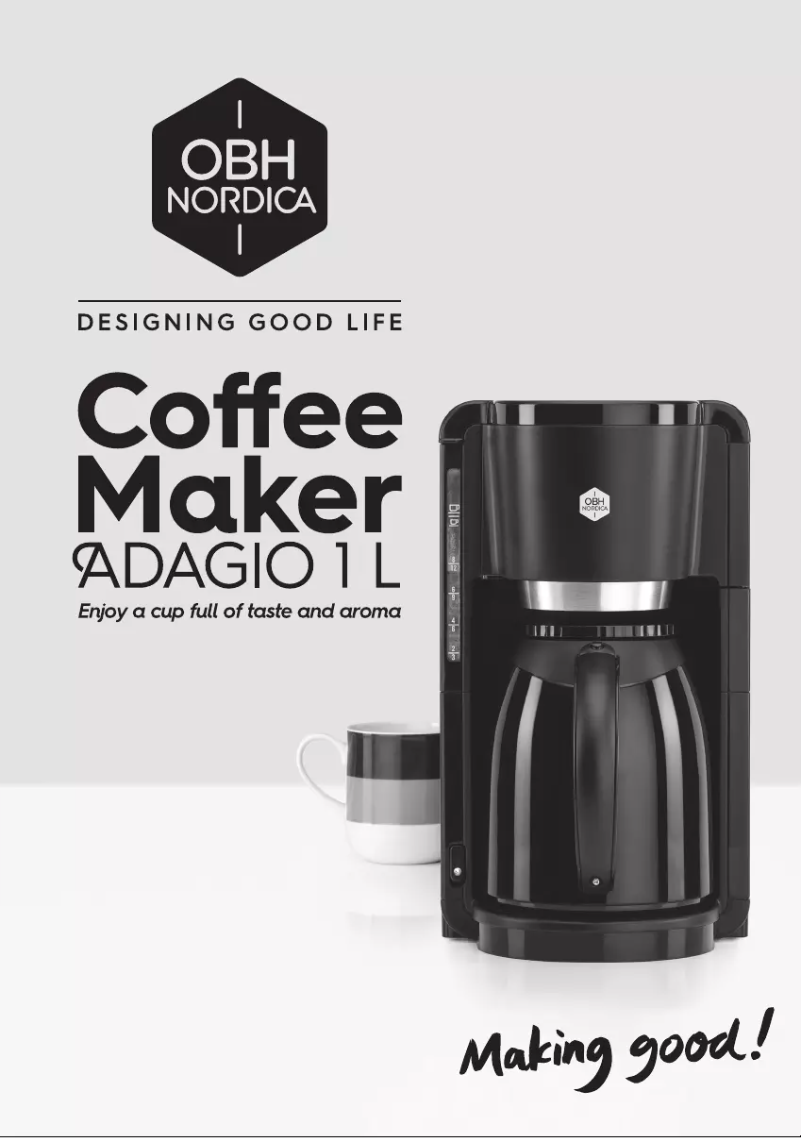 Page 1 de la notice Manuel utilisateur OBH Nordica Adagio