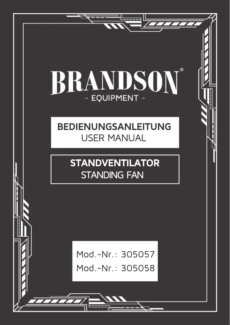 Page 1 de la notice Manuel utilisateur Brandson 305058