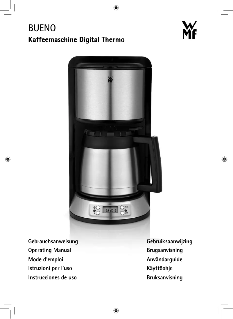 Page 1 de la notice Manuel utilisateur WMF Thermo Bueno Digitaal
