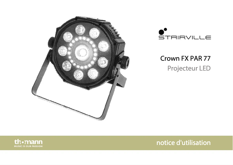 Página 1 del manual Manual de usuario Stairville Crown FX