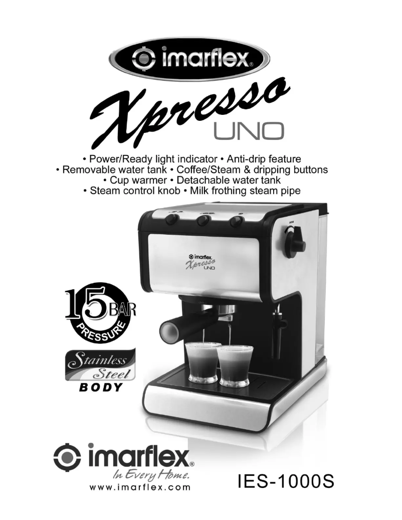 First page image of the manual for IES-1000S