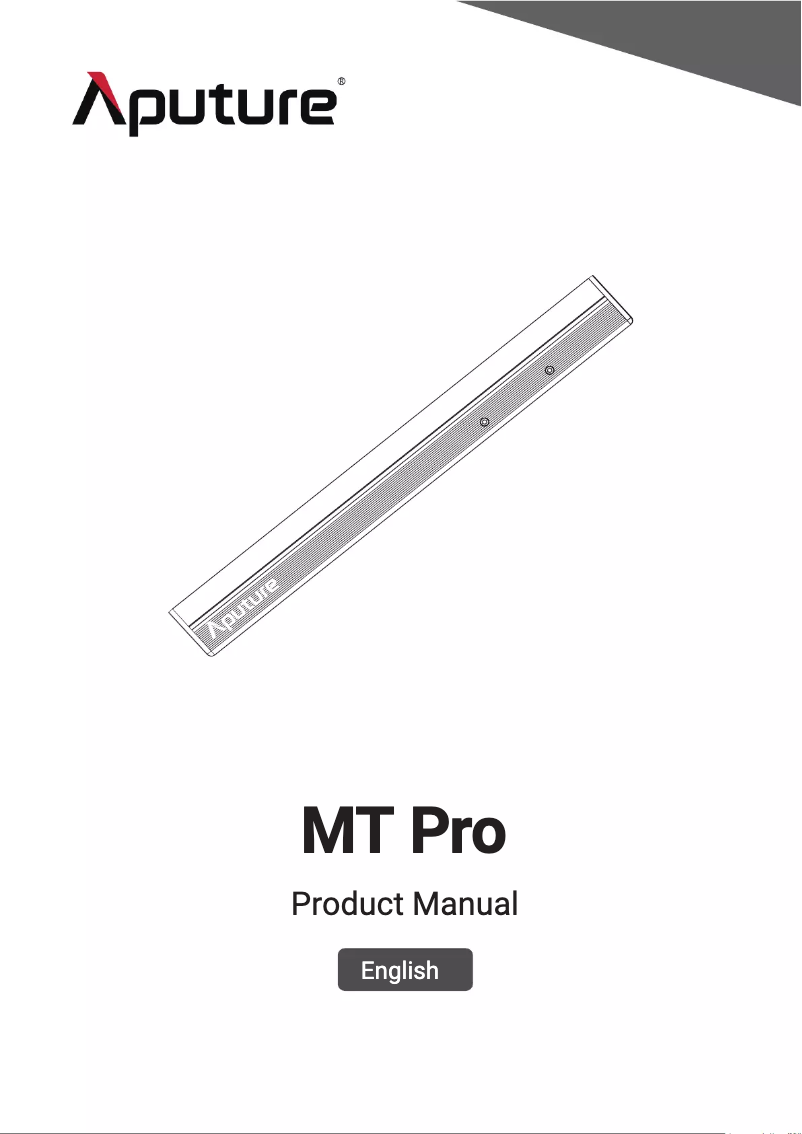 Image de la première page du manuel de l'appareil MT Pro-1