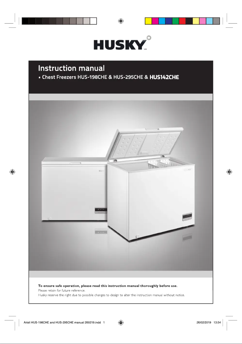 Page n°1 - Manuel utilisateur Husky HUS-142CHE