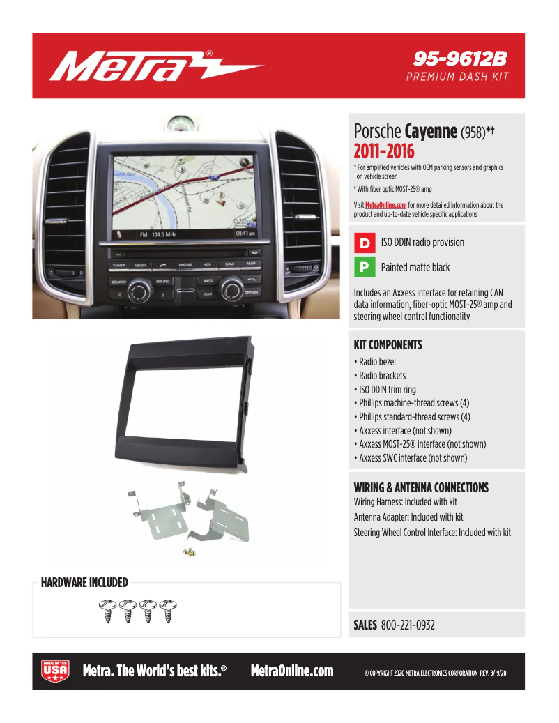 Image de la première page du manuel de l'appareil 95-9612B