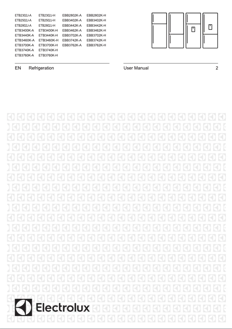 Page 1 de la notice Manuel utilisateur Electrolux EBB3762K-H