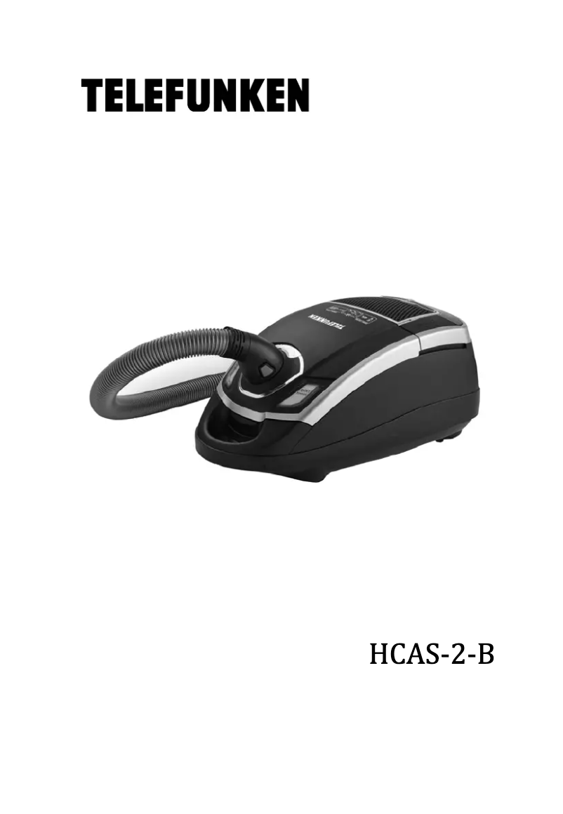 Image de la première page du manuel de l'appareil HCAS-2-B