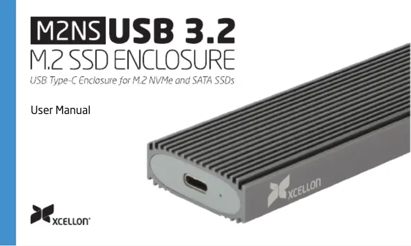 Page 1 de la notice Manuel utilisateur Xcellon M2NS