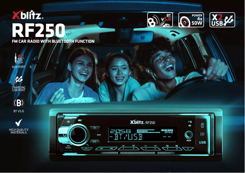 Image de la première page du manuel de l'appareil RF250