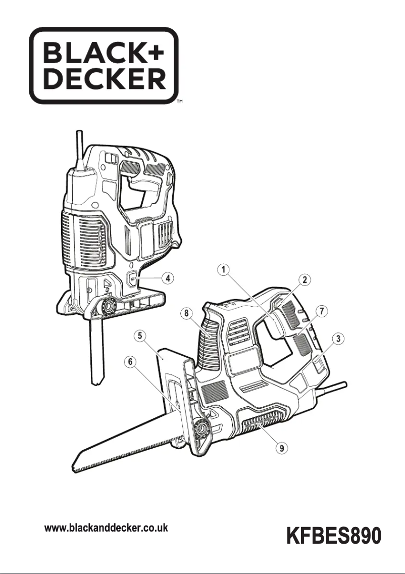 Page n°1 - Manuel utilisateur Black & Decker KFBES890