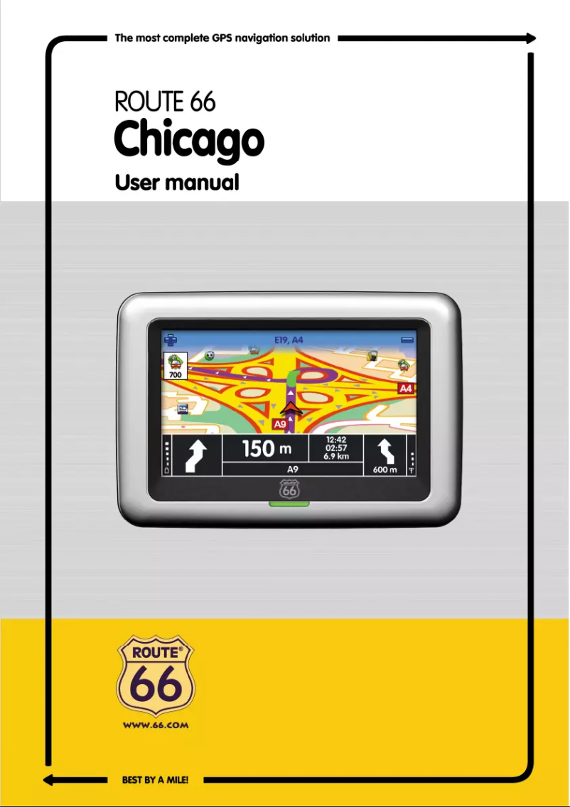 Page n°1 - Manuel utilisateur Route 66 Chicago 7000