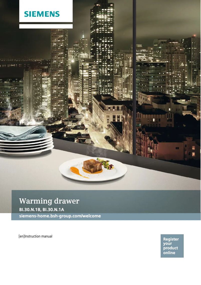 Page 1 de la notice Manuel utilisateur Siemens BI830CNB1A