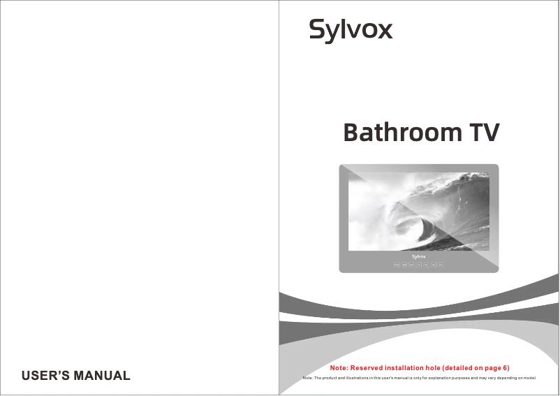 Page n°1 - Manuel utilisateur SYLVOX BT24A1KGGB