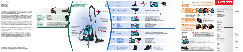 Page n°1 - Manuel utilisateur Trisa Comfort Clean T9120