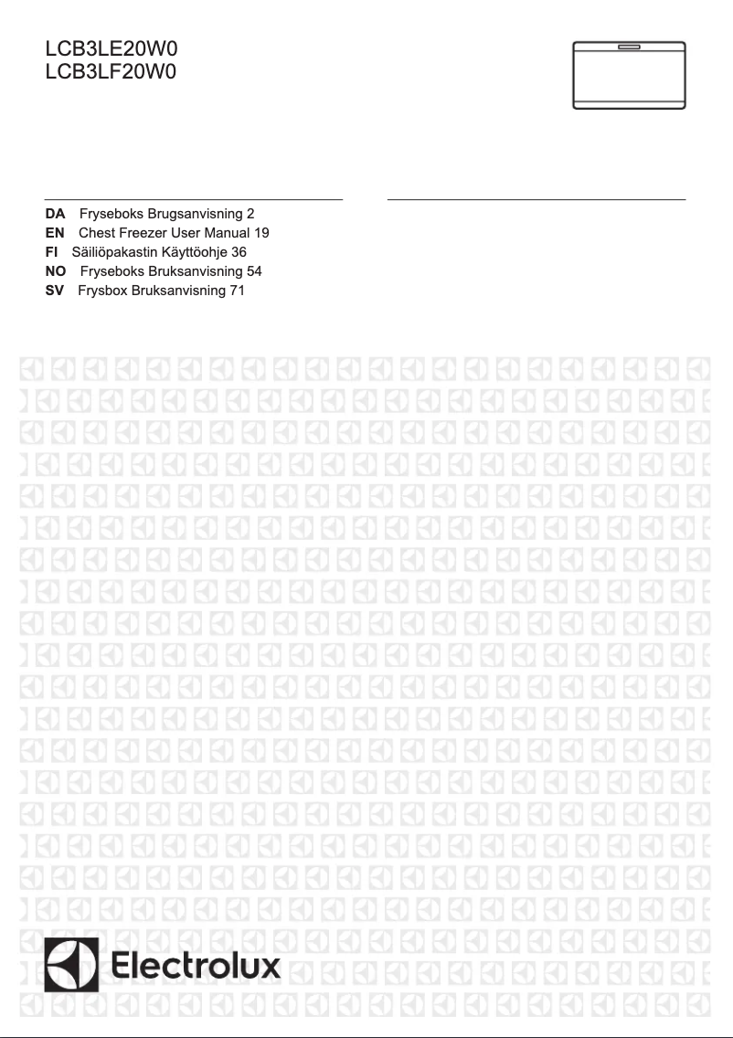 Page n°1 - Manuel utilisateur Electrolux LCB3LE20W0