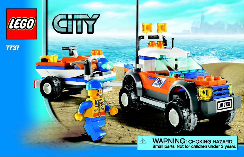Page 1 de la notice Manuel utilisateur Lego City 7737