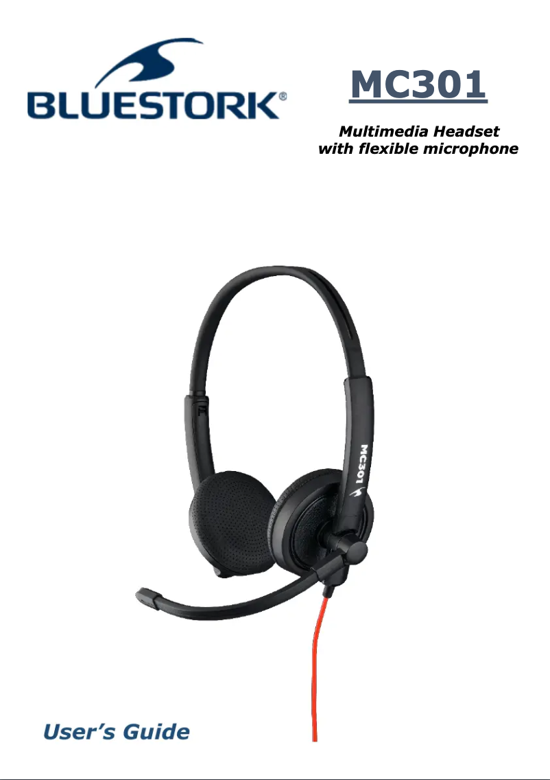 Page n°1 - Manuel utilisateur Bluestork MC301