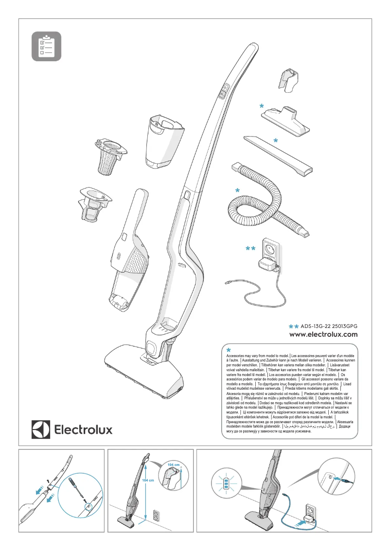 Page n°1 - Manuel utilisateur Electrolux EERC75DB