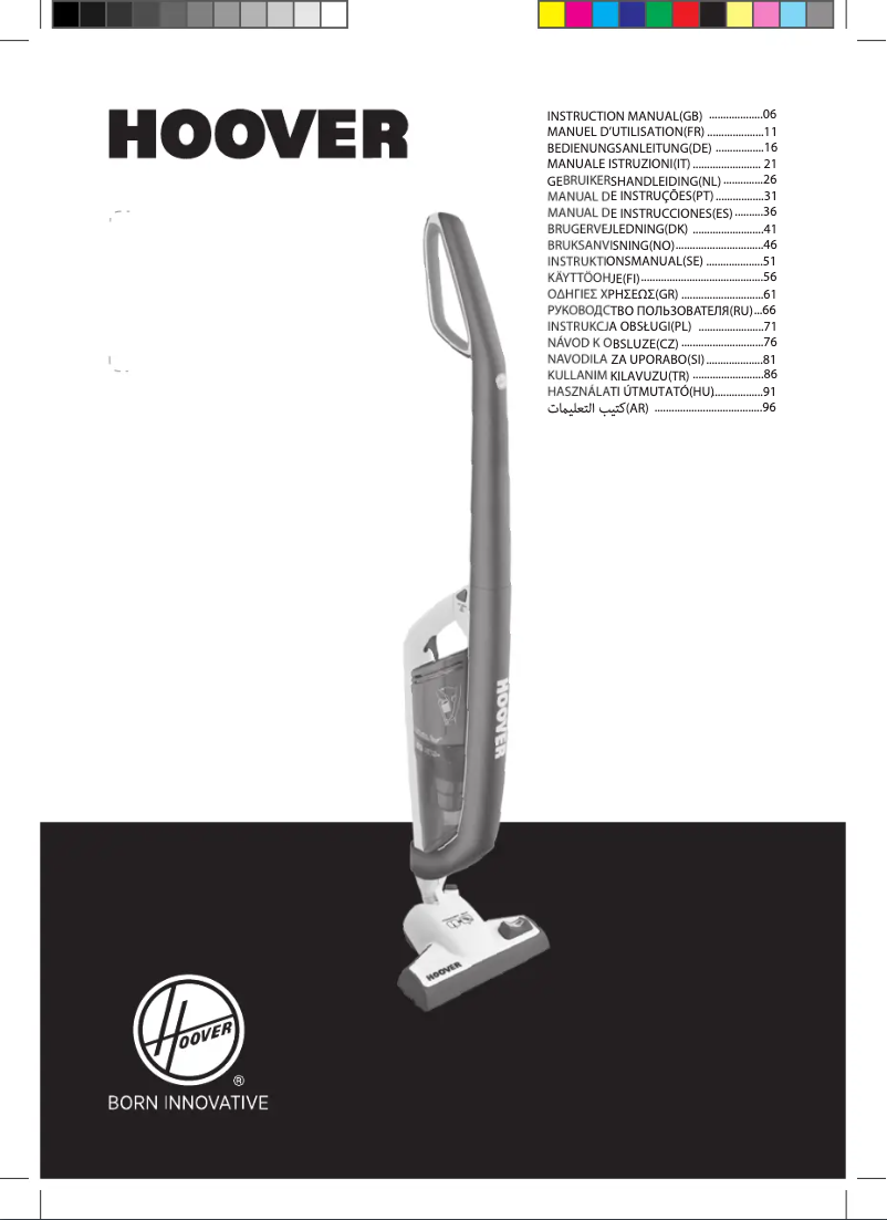 Página 1 del manual Manual de instrucciones Hoover FreeJet FJ144B2 011