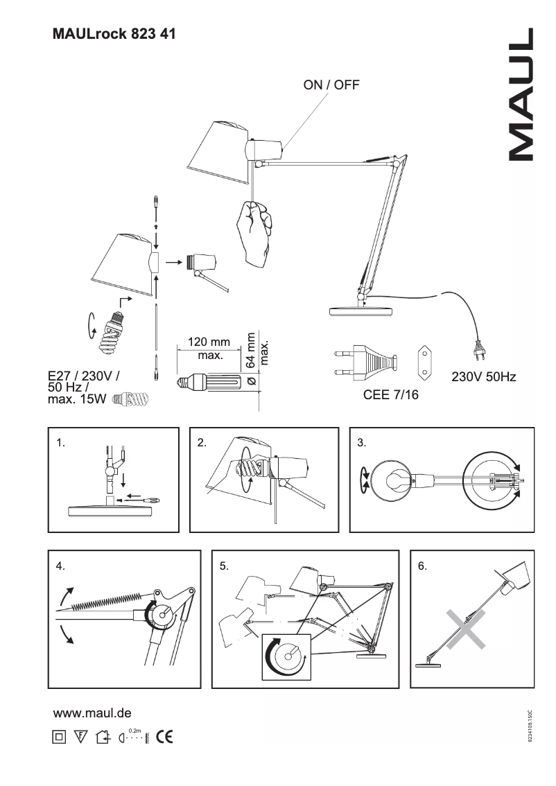 Image de la première page du manuel de l'appareil Rock