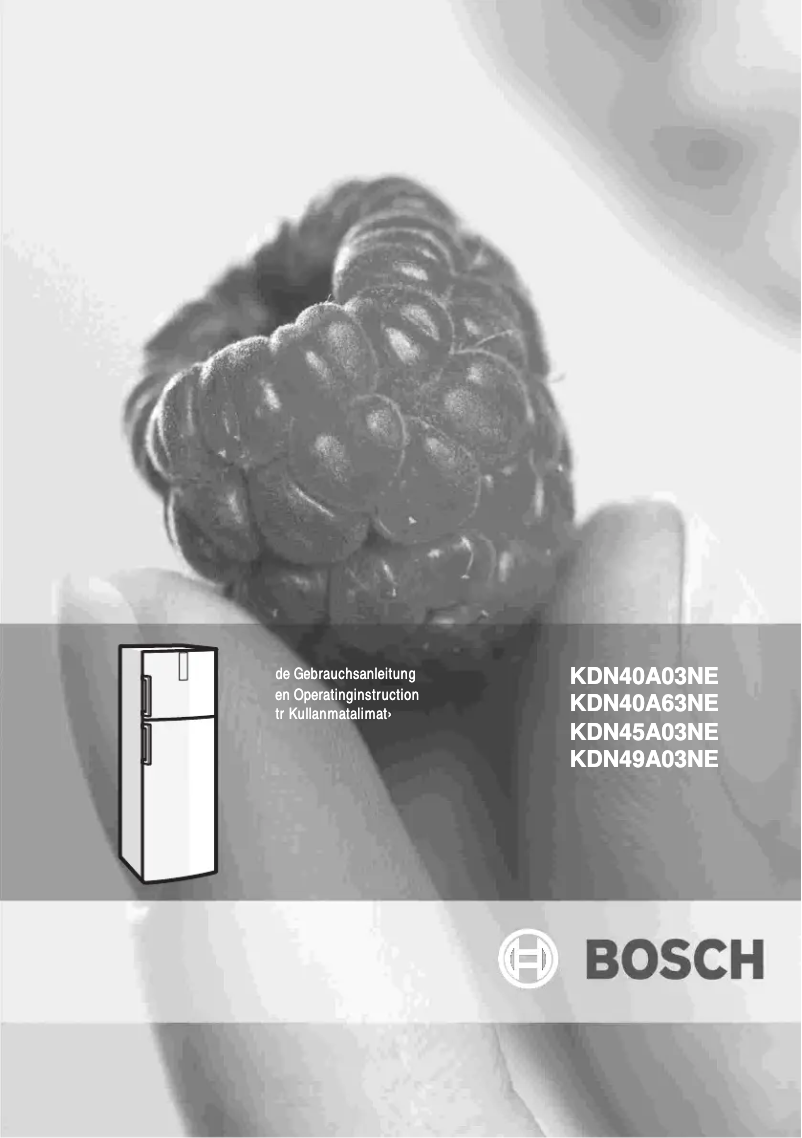 Page 1 de la notice Manuel utilisateur Bosch KDN40A03NE