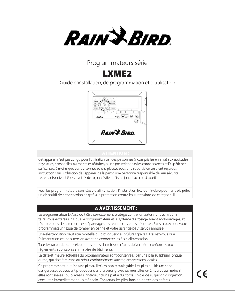Image de la première page du manuel de l'appareil ESP-LXME2
