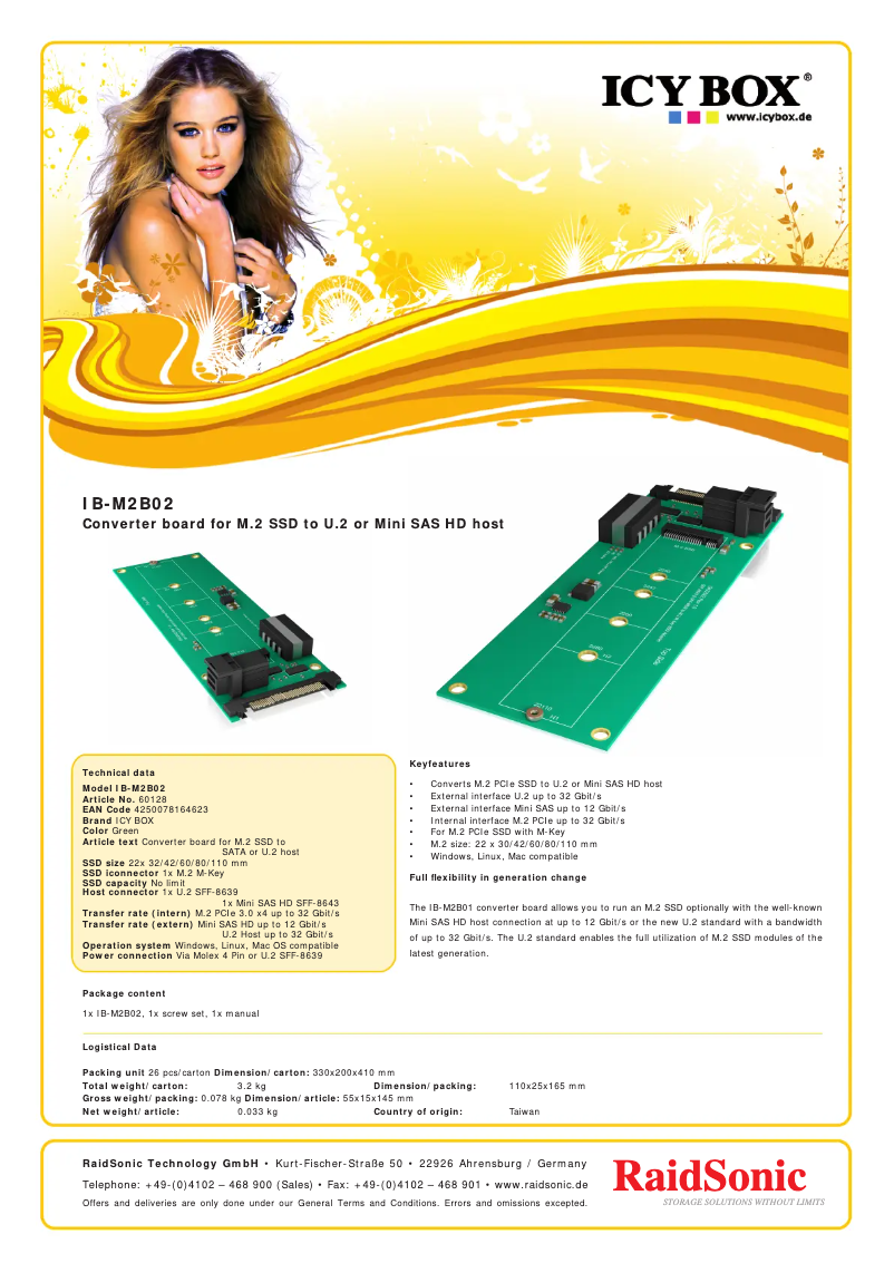 Image de la première page du manuel de l'appareil IB-M2B02