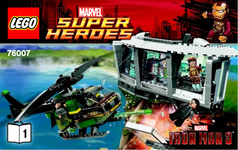 Page n°1 - Manuel utilisateur Lego Iron Man (TM): Malibu Mansion Attack