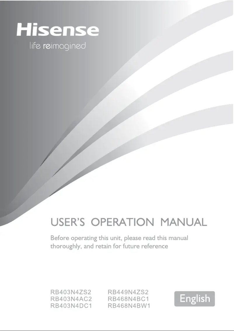 Image de la première page du manuel de l'appareil RB468N4BW1