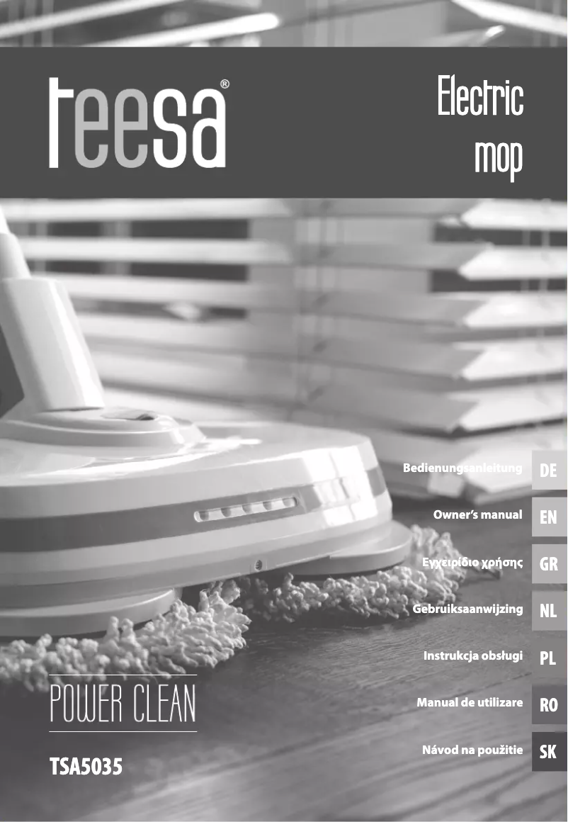 Page n°1 - Manuel utilisateur Teesa Power Clean TSA5035