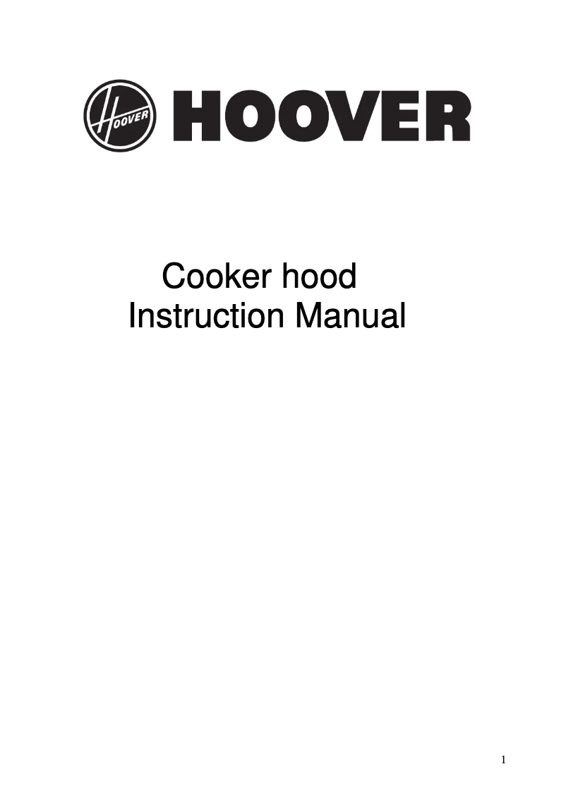 Page n°1 - Manuel utilisateur Hoover HECH616/3X AUS
