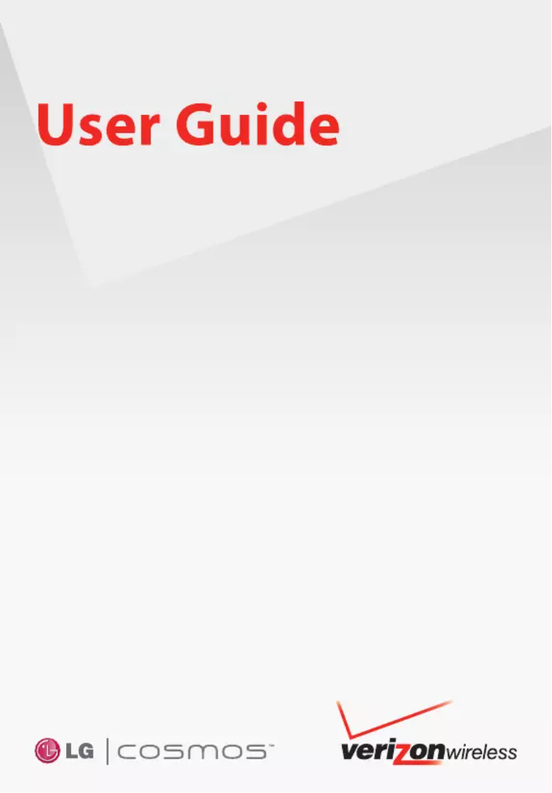 Page n°1 - Manuel utilisateur LG Cosmos VN250