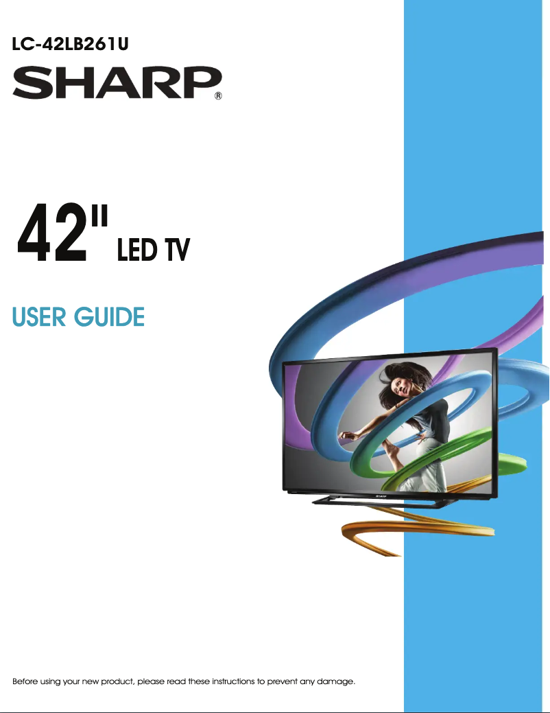 Page n°1 - Manuel utilisateur Sharp LC-42LB261