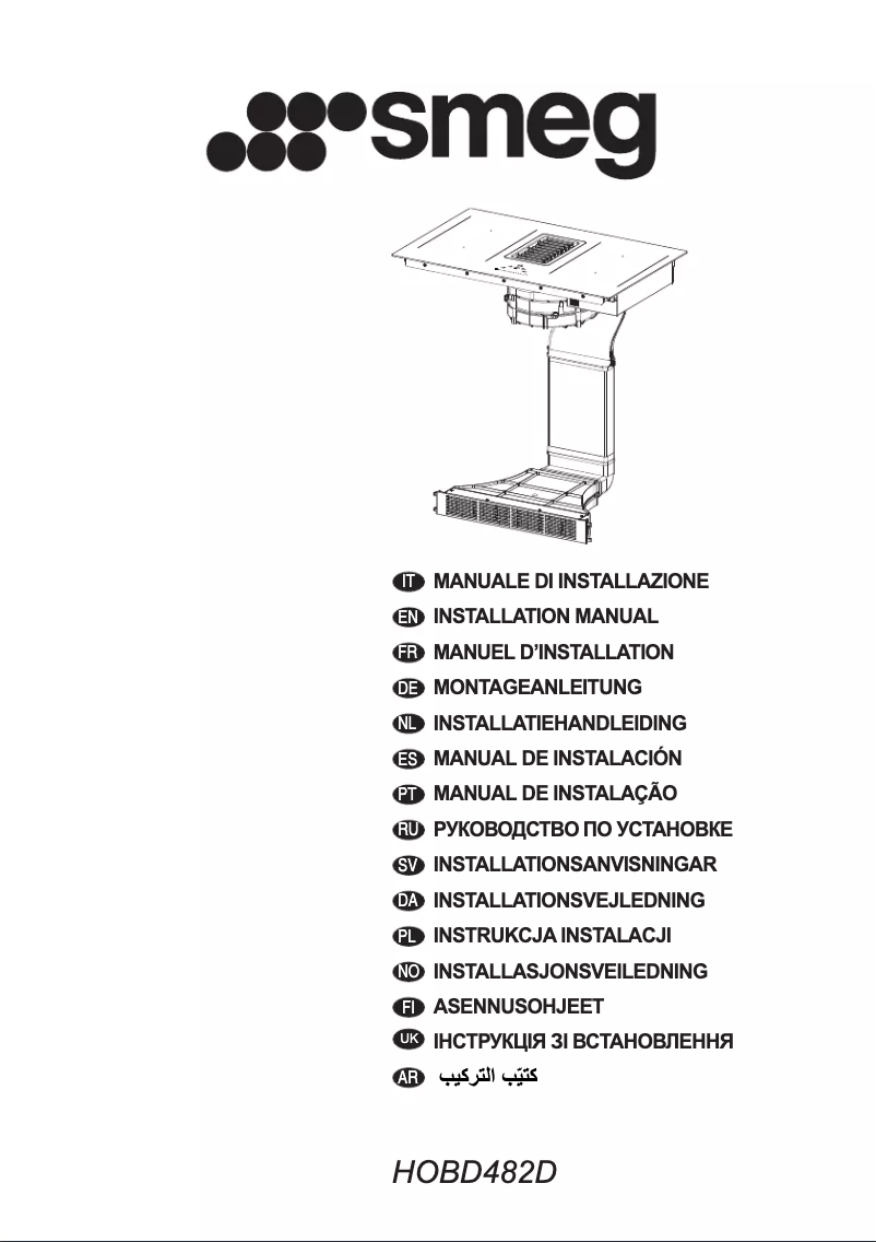 Page n°1 - Manuel utilisateur Smeg HOBD482D