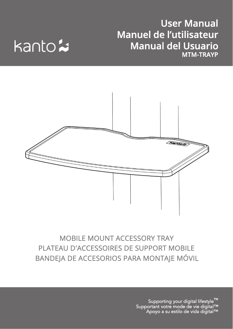 Página 1 del manual Manual de usuario Kanto MTM-TRAYP