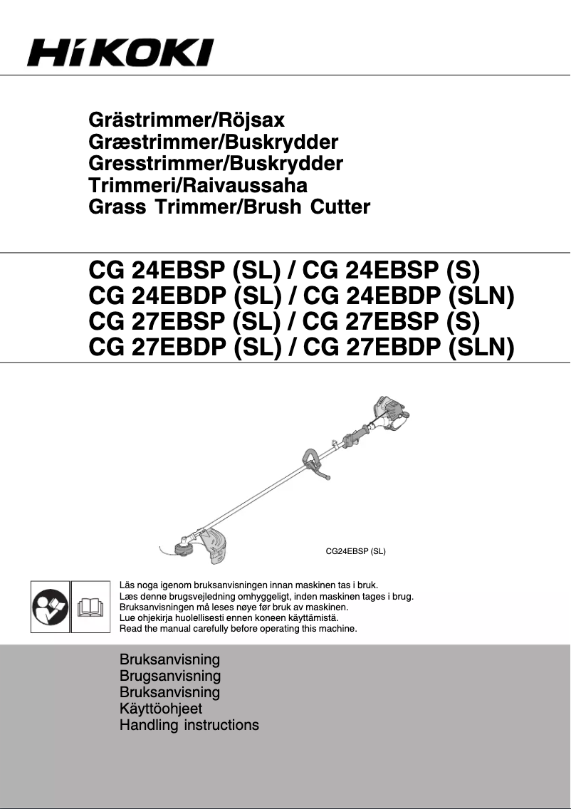 Image de la première page du manuel de l'appareil CG 27EBSP(SL)