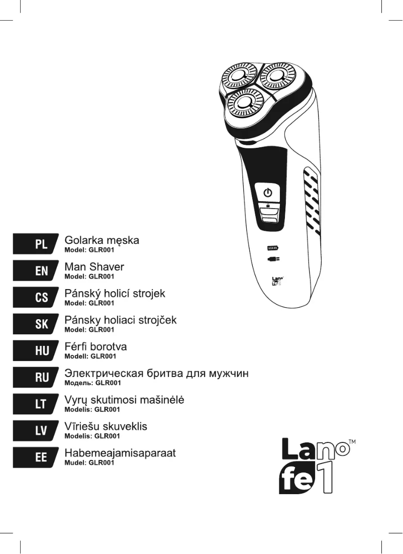 Page 1 de la notice Manuel utilisateur Lafe GLR001