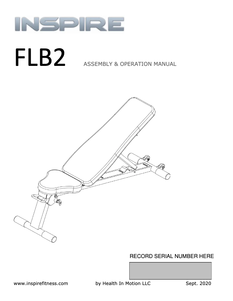 Página 1 del manual Manual de usuario Inspire FLB2