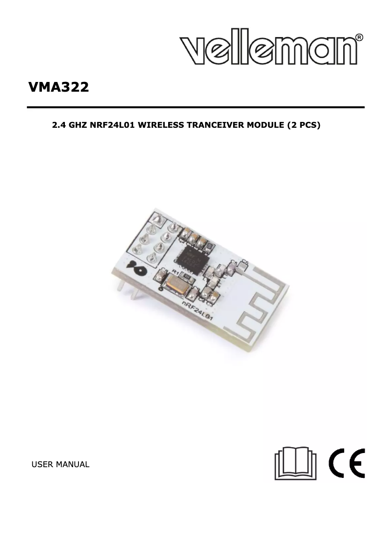 Página 1 del manual Manual de usuario Velleman VMA322