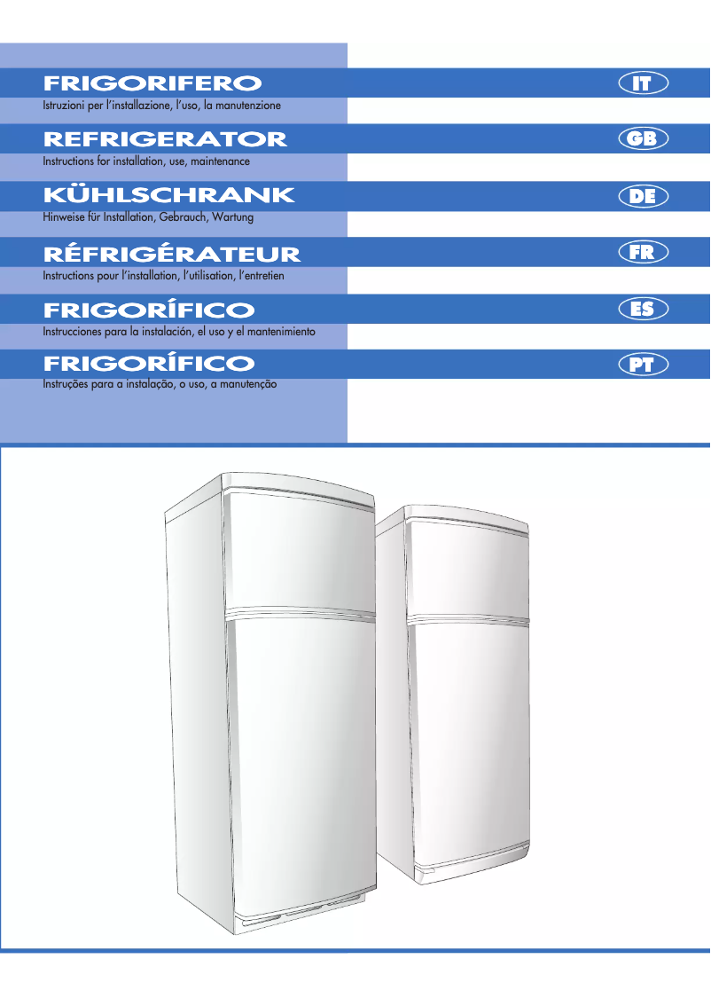 Page n°1 - Manuel utilisateur Bompani BODP262/C