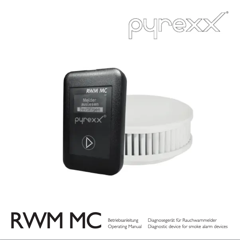 Page 1 of the manual User Manual Pyrexx RWM-MC