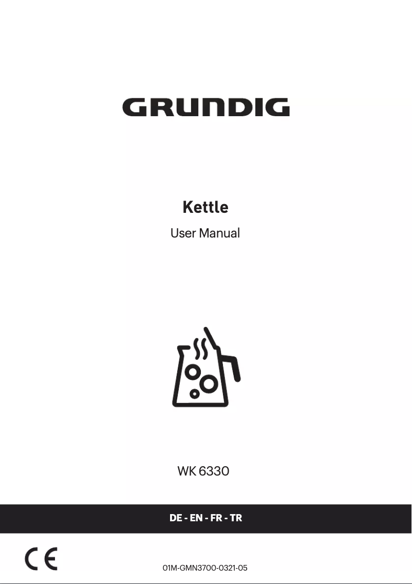 Page n°1 - Manuel utilisateur Grundig WK 6330
