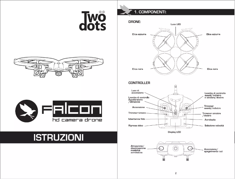 Image de la première page du manuel de l'appareil FALCON