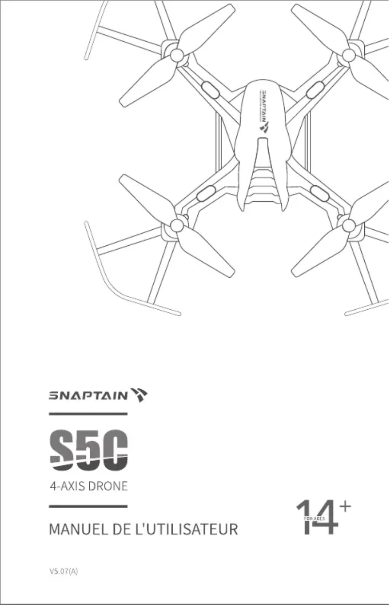 Page n°1 - Manuel utilisateur Snaptain S5C