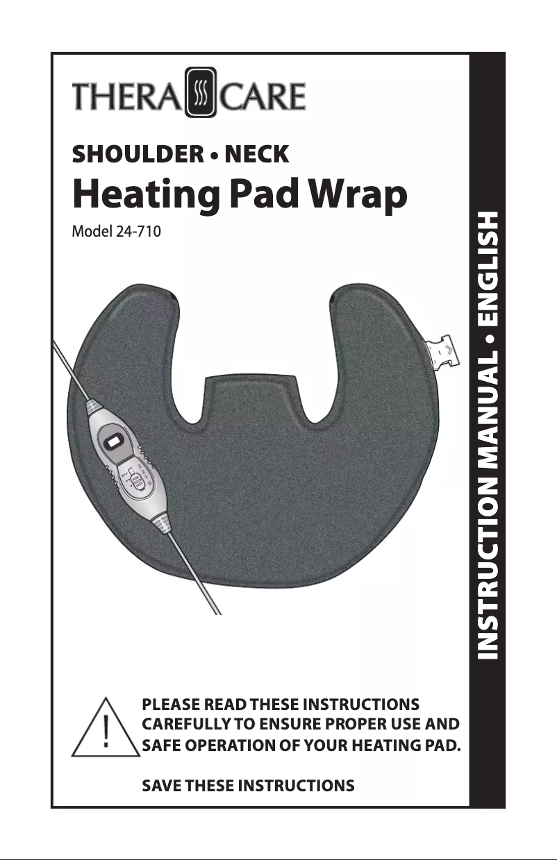 Image de la première page du manuel de l'appareil Heating Pad Wrap 24-710