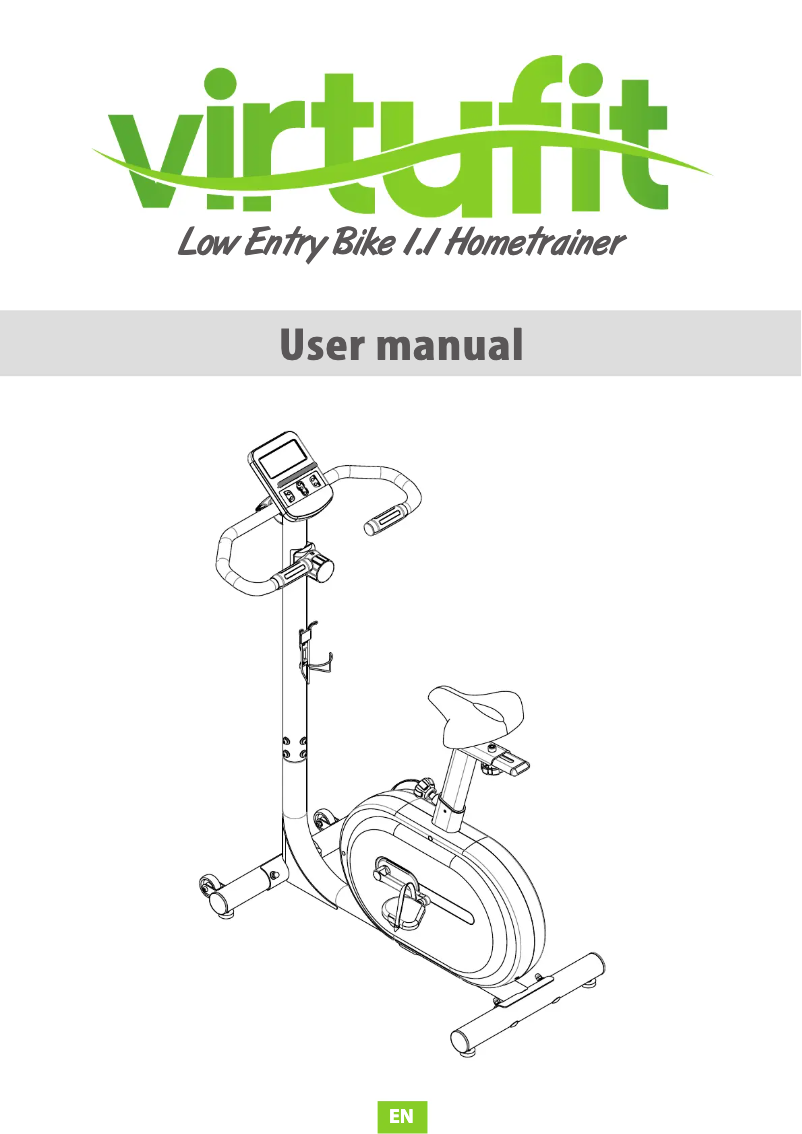 Page n°1 - Manuel utilisateur VirtuFit Low Entry Bike 1.1